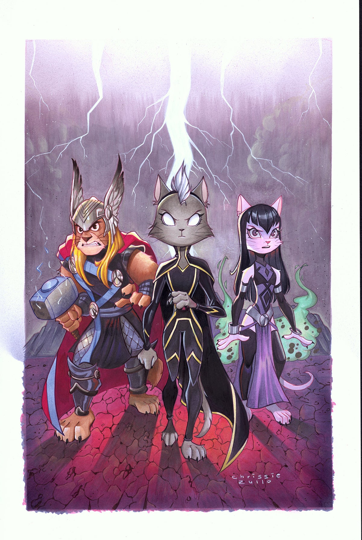 A.X.E. Judgment Original Cover Artwork