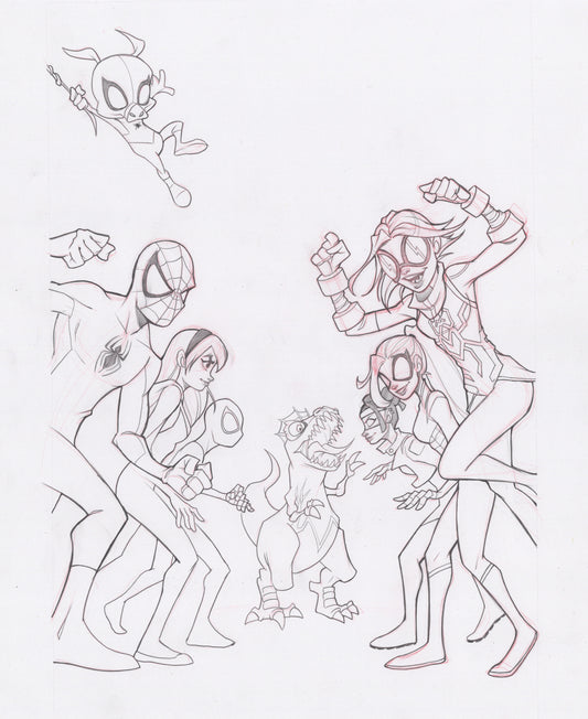 Edge of Spiderverse Original Cover Artwork