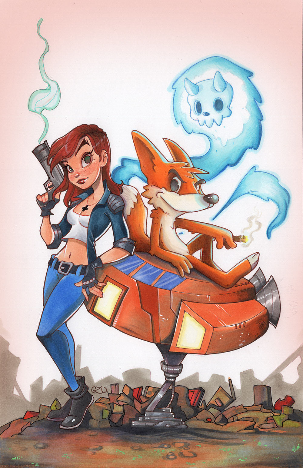 Franklin and Ghost #1 Zullo/Uminga Variant