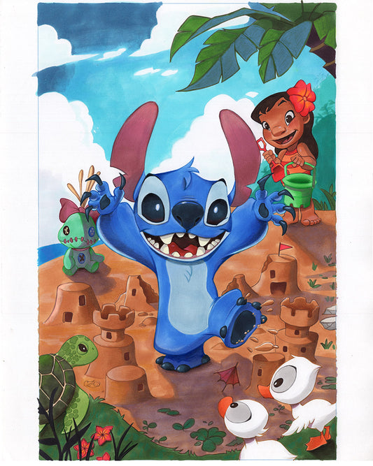 Lilo & Stitch #1 Original Cover Artwork