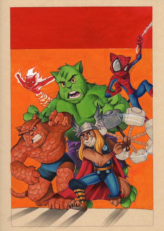 Marvel Origins Original Cover Artwork
