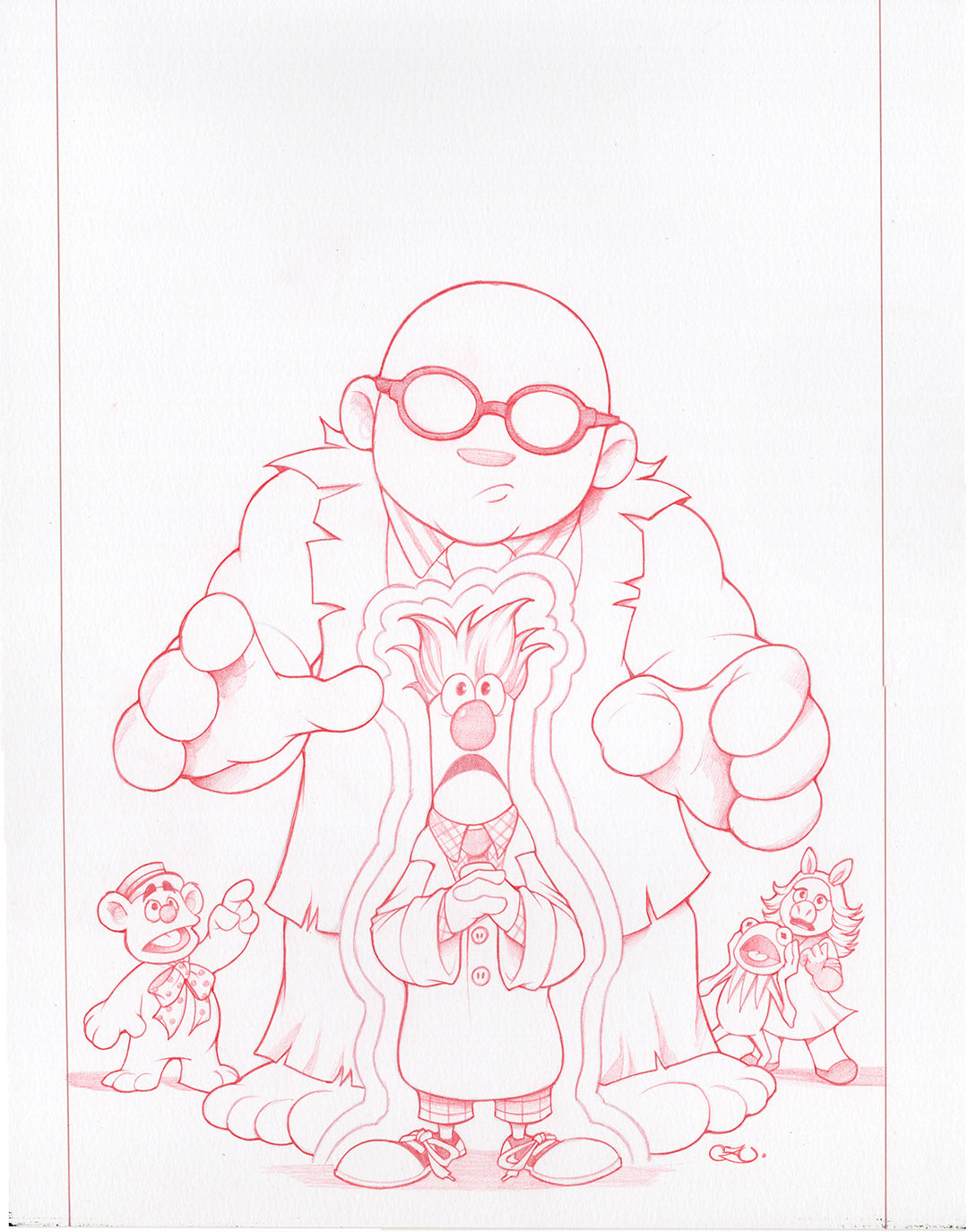 Incredible Hulk 30 Original Cover Artwork (Muppets 70 Years)