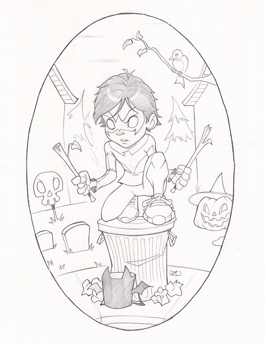 Nightwing Original Trick-or-Treat Cover Artwork