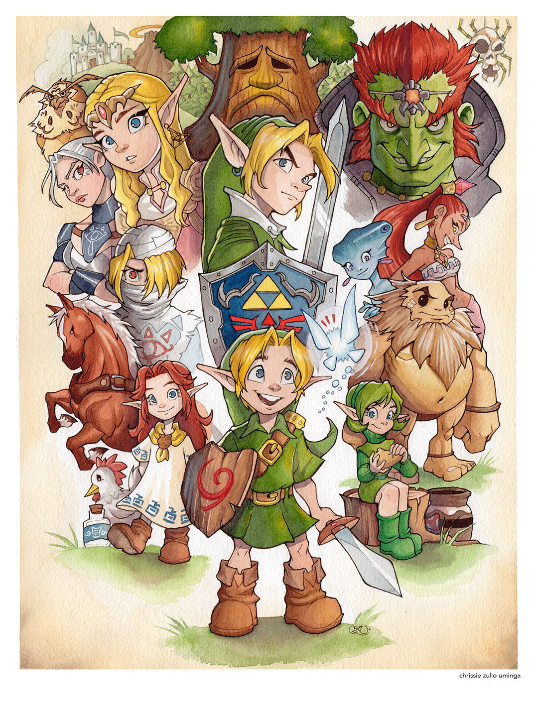 The Hero of Time Print (PreOrder)