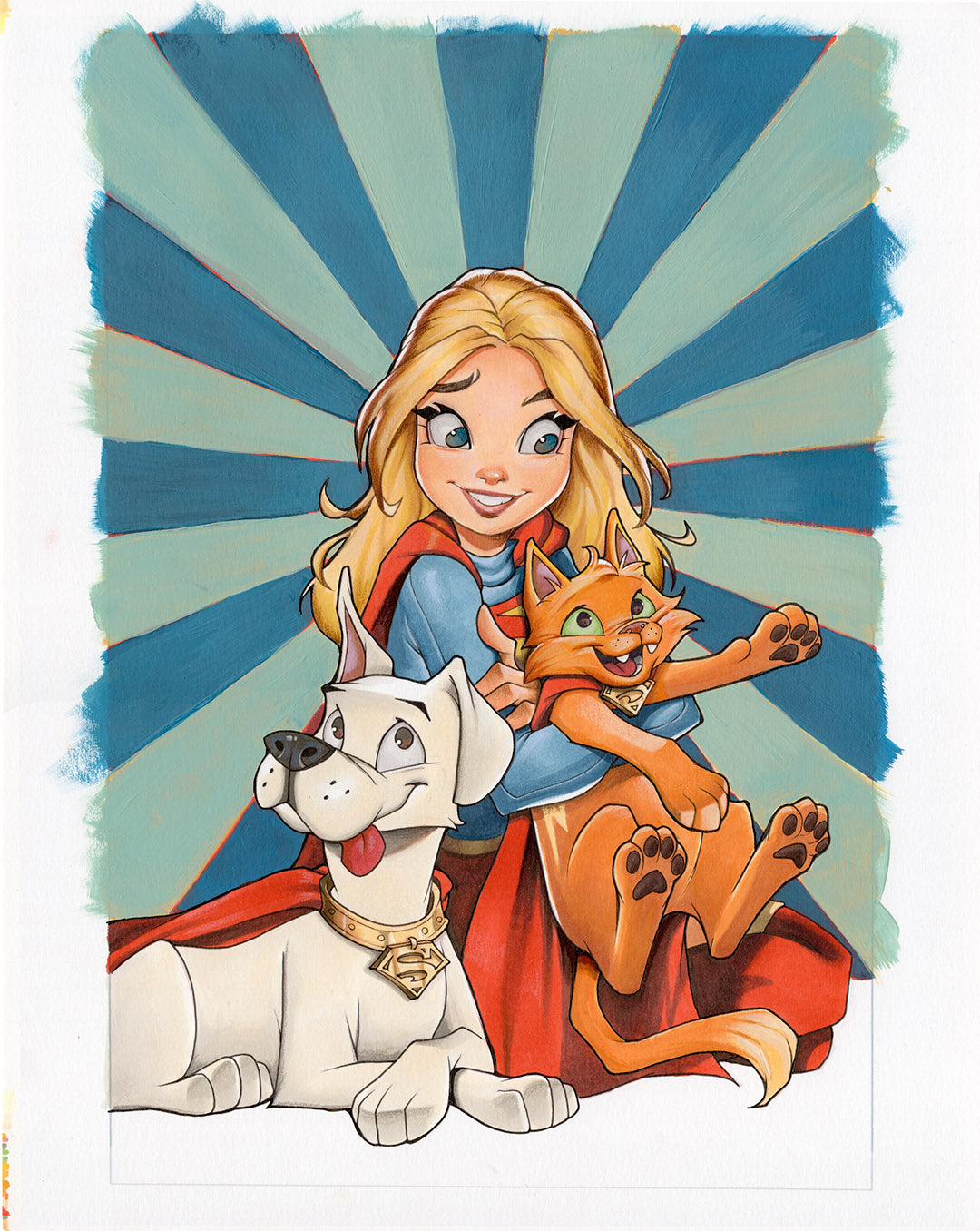 Supergirl 9 Original Artwork