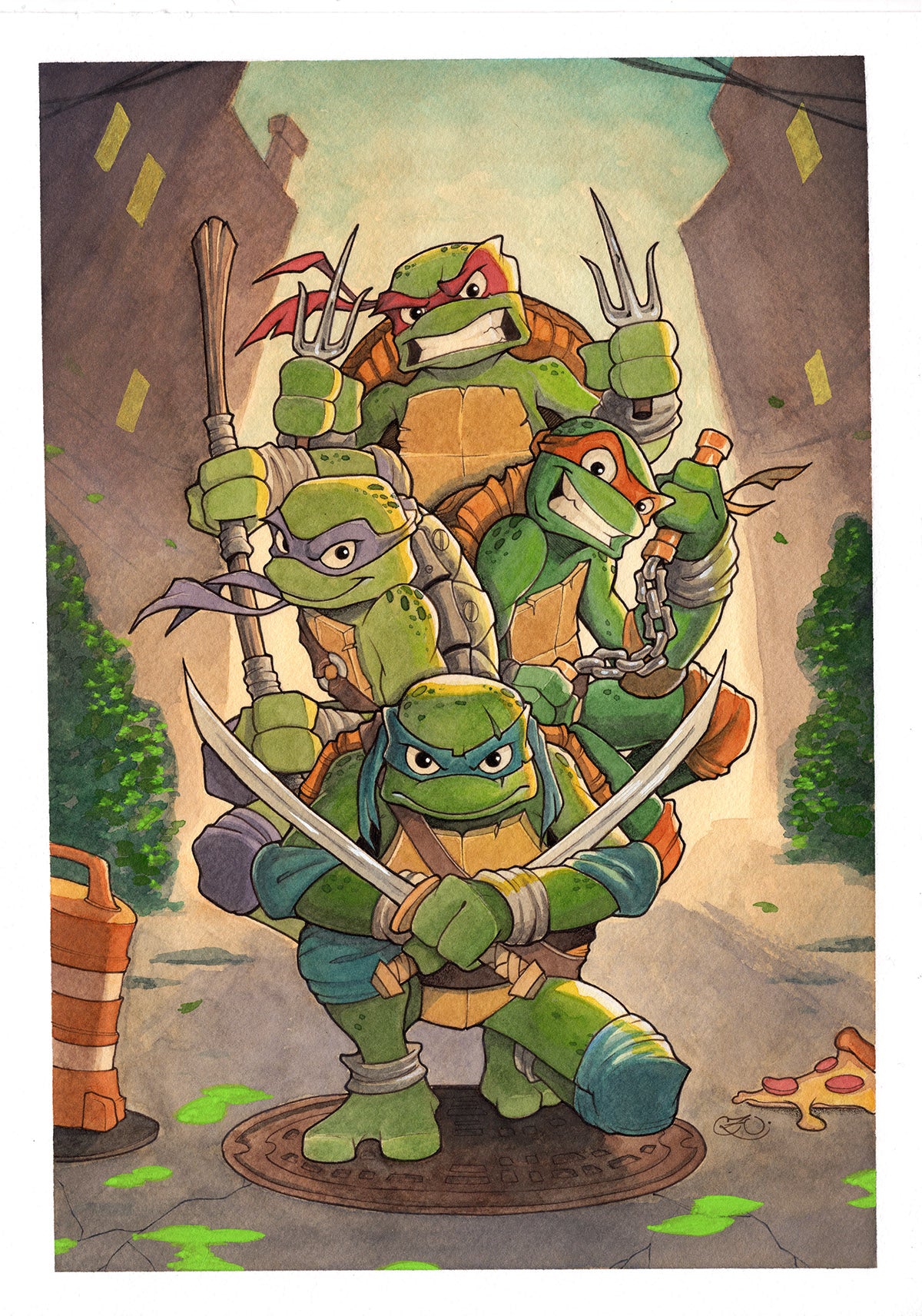 TMNT: Alpha Original Cover Artwork