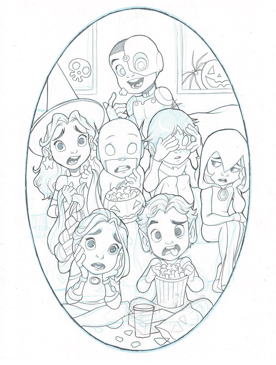 Titans Original Trick-or-Treat Cover Artwork