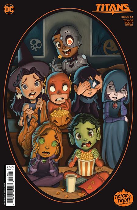 Titans #4 Trick or Treat Autographed Comic