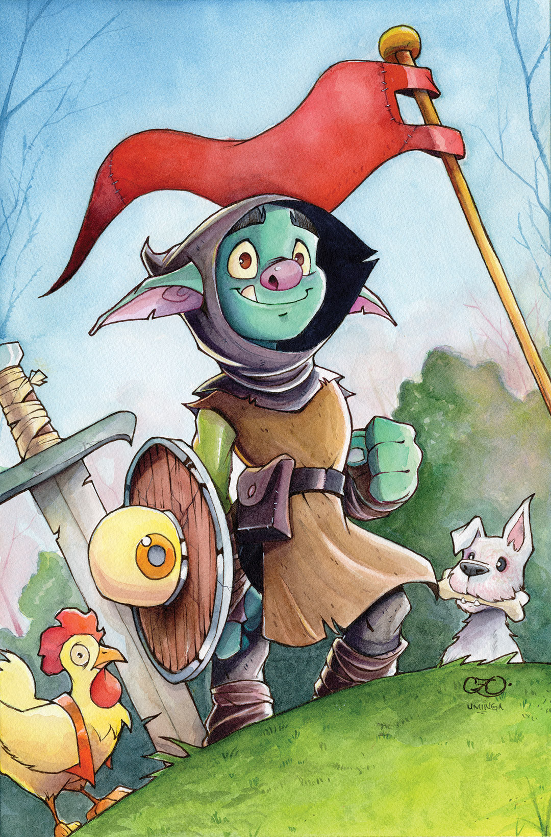 D'Orc #1 Autographed Comic