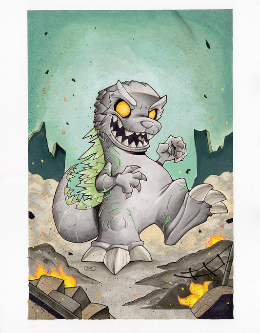Godzilla 1 Original Cover Artwork