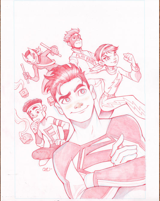 DC KO: The Kids Are All Fight 1 Original Cover Artwork