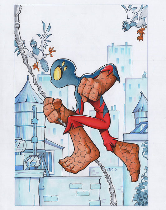 Spider-Boy (Thing Variant) Original Cover Artwork