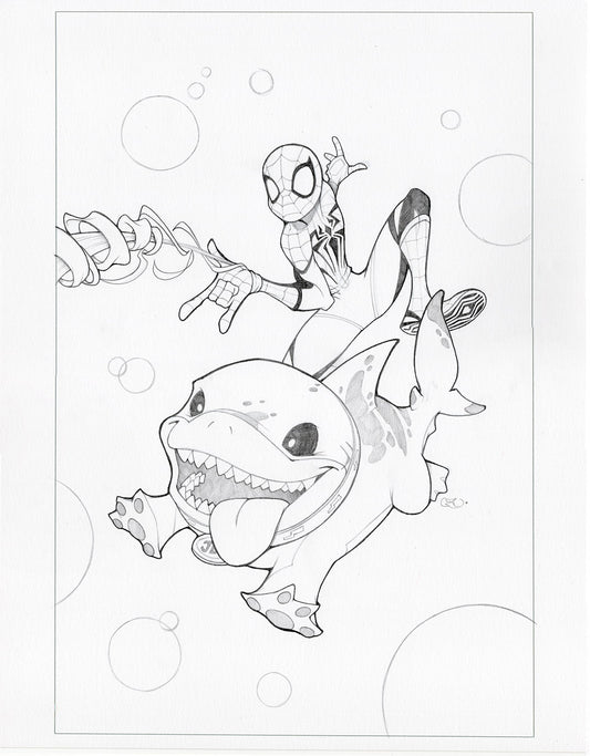 Amazing Spider-Man 13 Original Cover Artwork