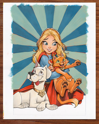 Supergirl 9 Original Artwork