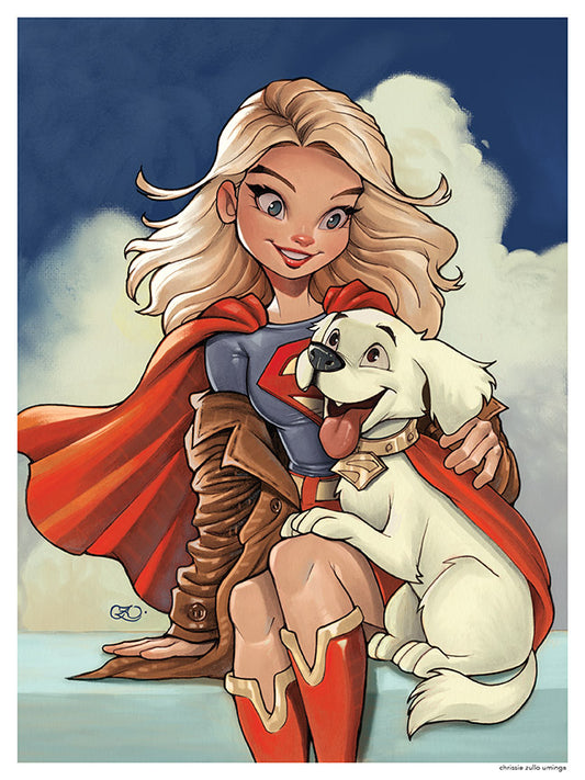 Kara and Krypto Print