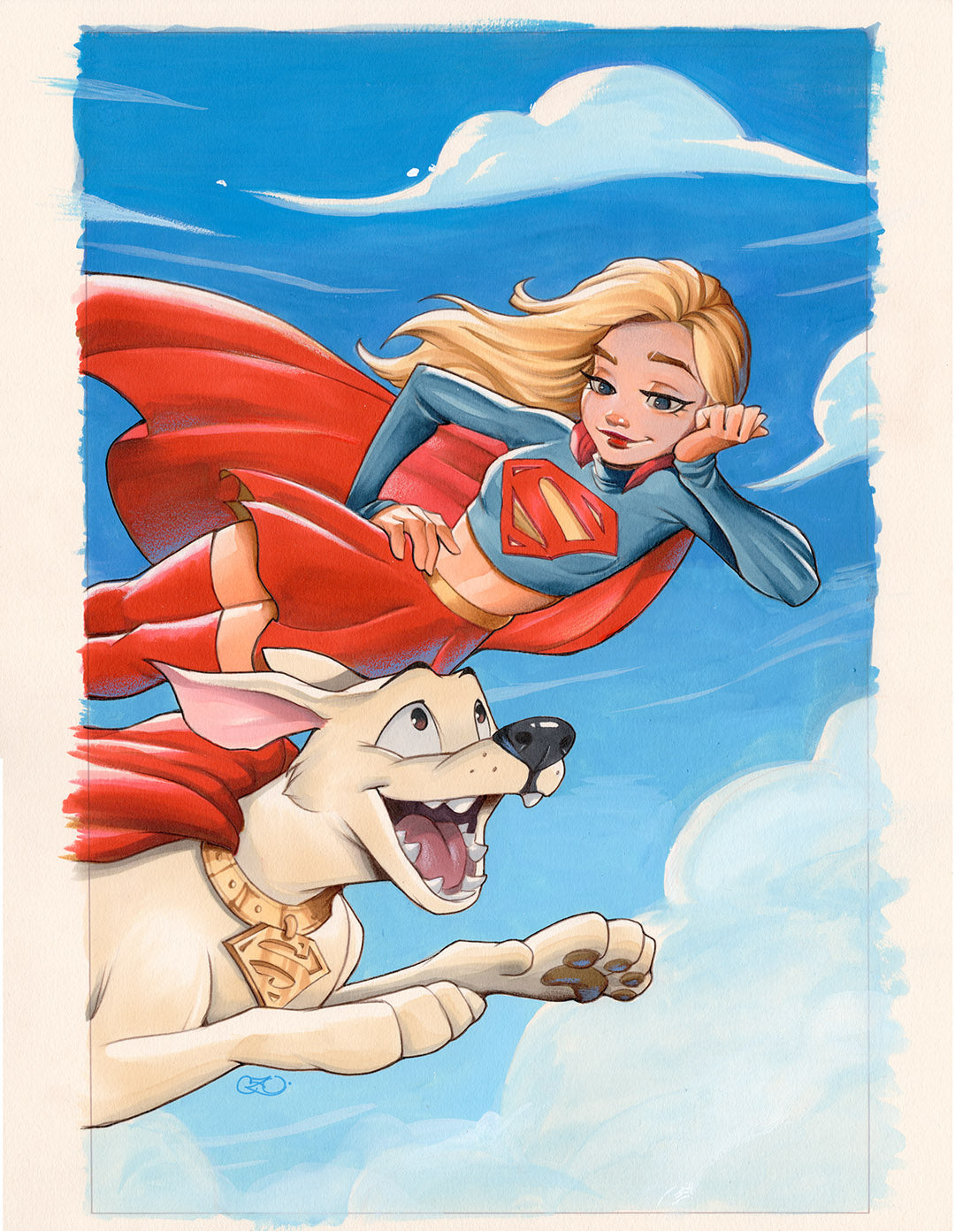 Supergirl 14 Original Cover Artwork