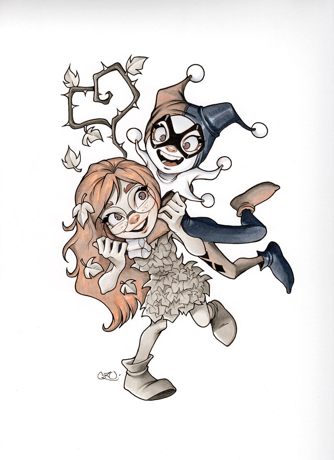 Harley Quinn 59 Original Cover Artwork - Valentine's Day Variant