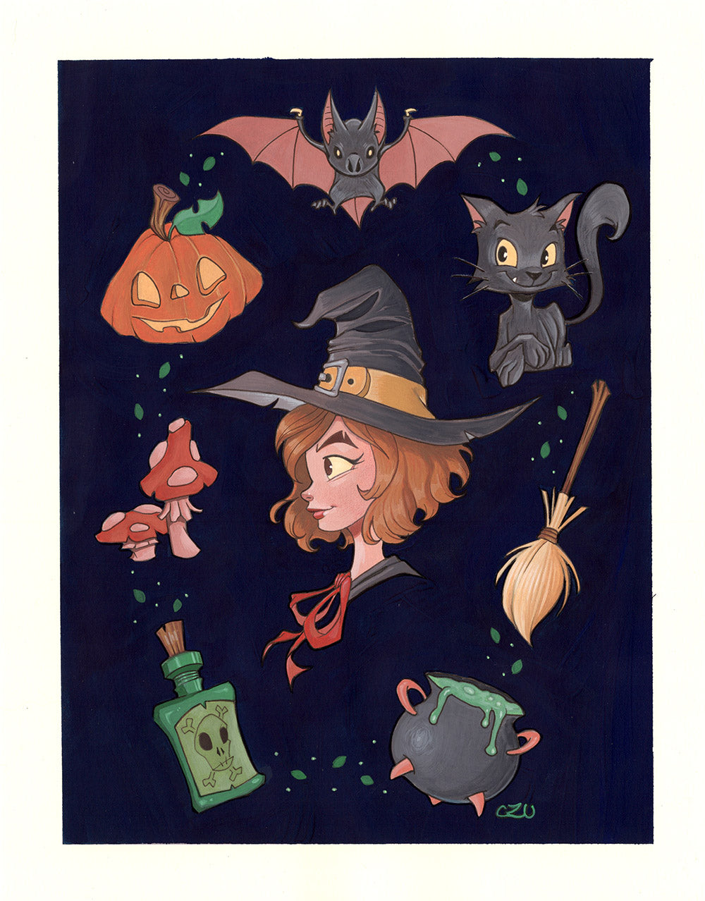 Witchy Original Painting